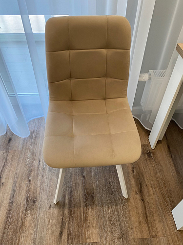 Комплект стульев Чилли 2 шт бежевый / черный фото покупателя 208