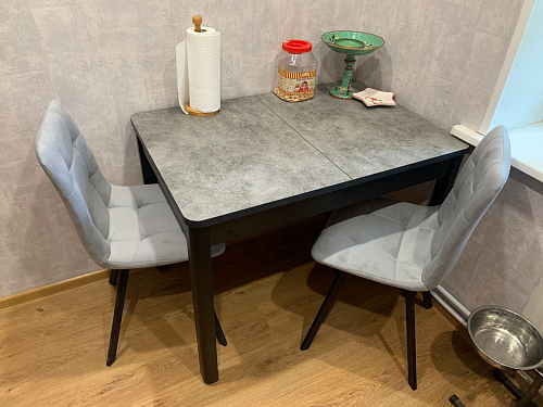 Комплект стульев Чилли 2 шт бежевый / черный фото покупателя 883