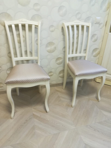 Деревянный стул Виньетта орех / мерц белый люкс фото покупателя 19