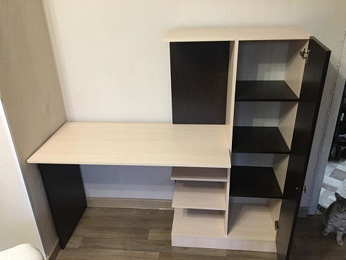 Письменный стол Квартет-6 белый фото покупателя 49