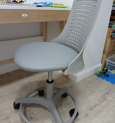 Компьютерное кресло Kiddy/Кидди розовое ткань (сетка) фото покупателя 53