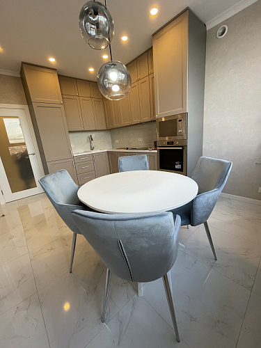 Стул на металлокаркасе Benza purple fabric фото покупателя 2