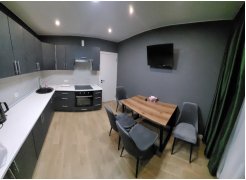 Деревянный стол Лота Лофт 120(160)х75 черный матовый / бетон светлый фото покупателя 222