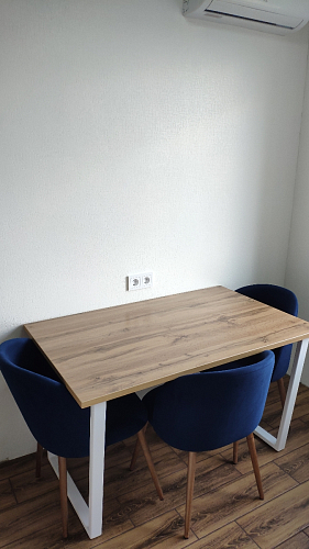 Стол Лота Лофт 120 32 мм бетон / черный матовый фото покупателя 629