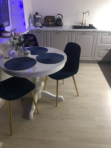 Стул на металлокаркасе Dabl 01 champagne / gold фото покупателя 191