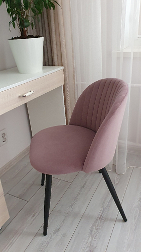 Стул на металлокаркасе Gabi green / black / silver фото покупателя 225