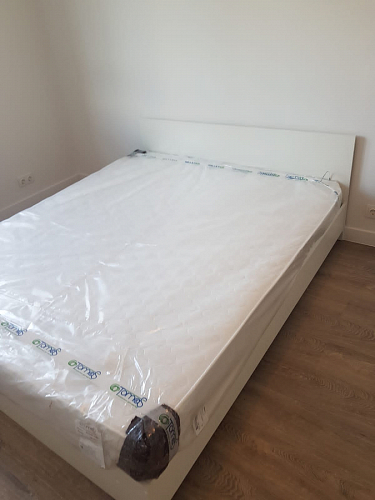 Двуспальная кровать Адайн 160х200 белое дерево / белое дерево фото покупателя 1