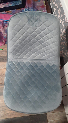 Стул на металлокаркасе Capri голубой фото покупателя 78