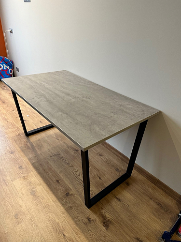 Деревянный стол Лота Лофт 120x75 дуб крафт табачный / черный матовый фото покупателя 211