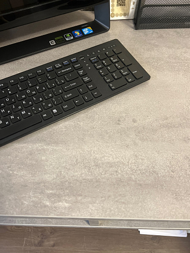 Письменный стол Леон Лофт черный матовый / дуб вотан фото покупателя 137