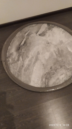 Стеклянный стол Анселм белый фото покупателя 13