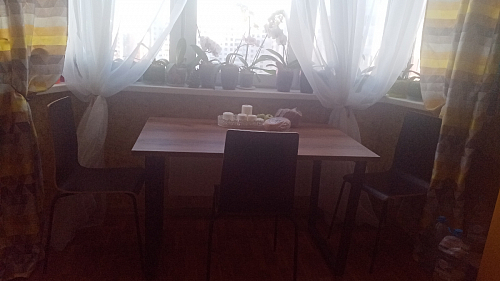 Деревянный стол Лота Лофт 120x75 дуб крафт табачный / черный матовый фото покупателя 985