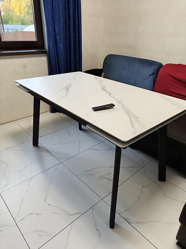 Керамический стол Норман 120(180)х80 shakespeare black / черный фото покупателя 36