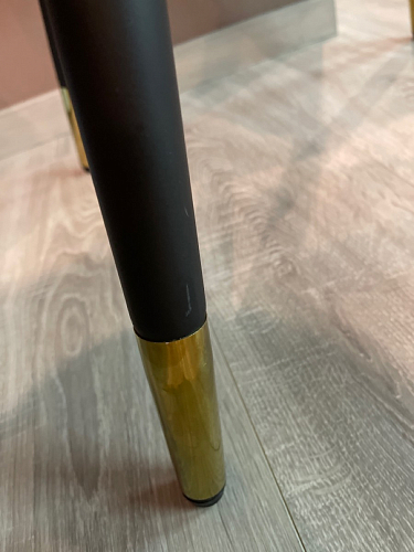 Стул на металлокаркасе Gabi 1 темно-серый / черный фото покупателя 174