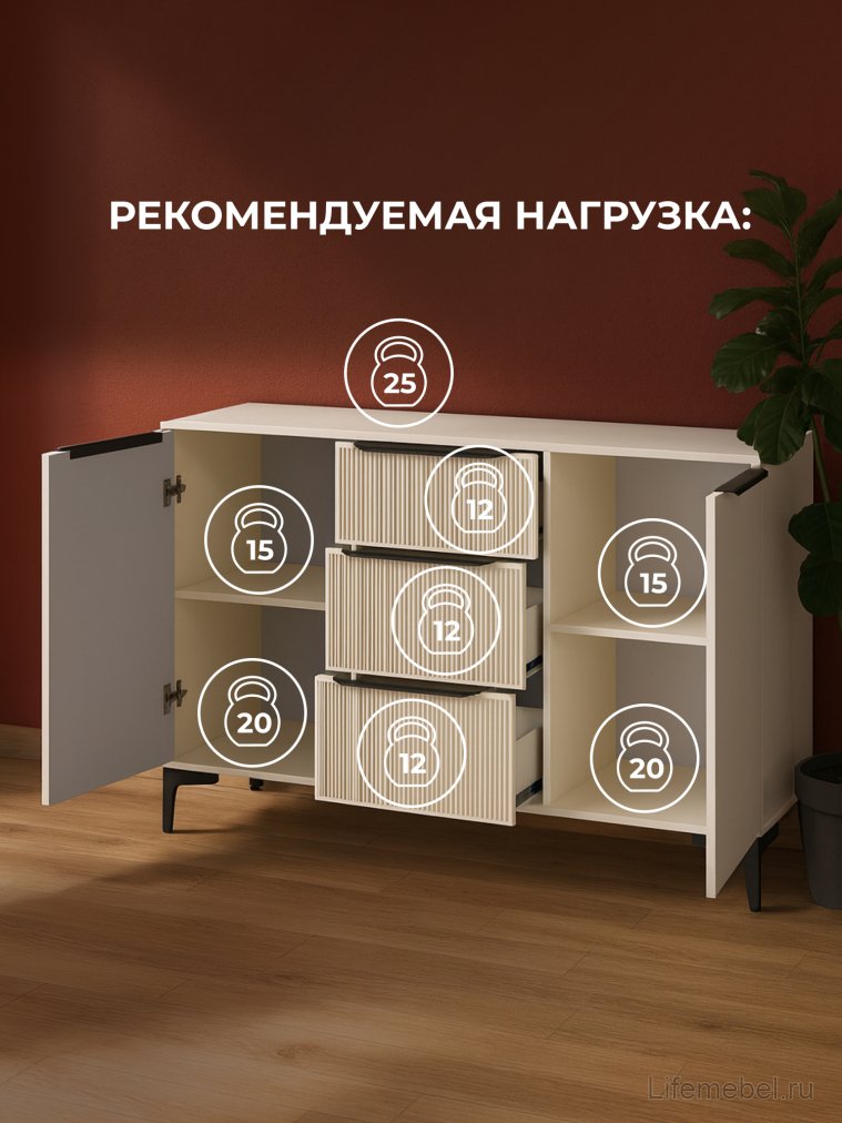 Комод Иадама кашемир / кашемир