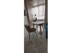 Стул на металлокаркасе Gabi 1 gray / black фото покупателя 523