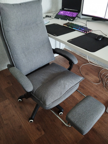 Компьютерное кресло Rapid серое фото покупателя 63