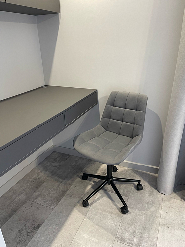 Компьютерное кресло Честер экокожа бежевая / белый фото покупателя 11