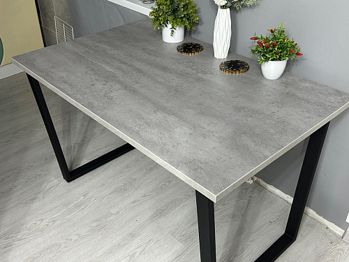 Деревянный стол Лота Лофт 120x75 дуб крафт табачный / черный матовый фото покупателя 129