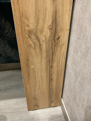 Письменный стол Битти Лофт 116х60х75 дуб делано светлый / белый матовый фото покупателя 110