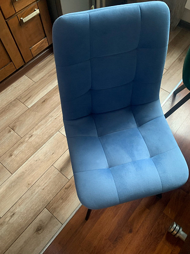 Стул на металлокаркасе Чилли зеленый / черный фото покупателя 943