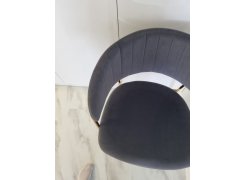 Стул на металлокаркасе Kamelia зеленый / золото фото покупателя 73