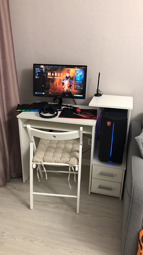 Компьютерный стол Джаз-24 правый дуб сонома фото покупателя 25