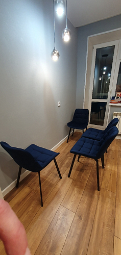 Стул на металлокаркасе Челси бежевый / белый каркас фото покупателя 204