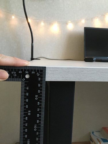 Деревянный стол Лота Лофт 140х80 дуб крафт табачный / черный матовый фото покупателя 230