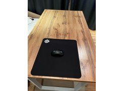 Деревянный стол Лота Лофт 120(160)х75 черный матовый / бетон светлый фото покупателя 357