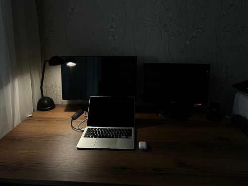 Стол Тринити Лофт 120 32 мм дуб галифакс табако / черный матовый фото покупателя 196