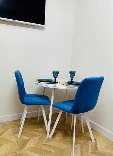 Стул на металлокаркасе Чилли К черный / зеленый фото покупателя 358