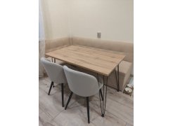 Стул на металлокаркасе Gabi 1 light purple / black фото покупателя 176