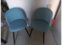 Стул на металлокаркасе Gabi green / black фото покупателя 404