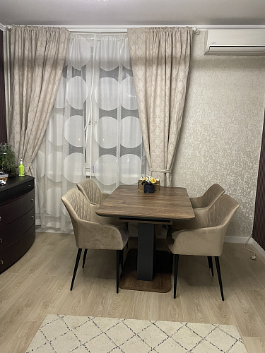 Стол на тумбе Sirius 120 дуб артисан / белый фото покупателя 3