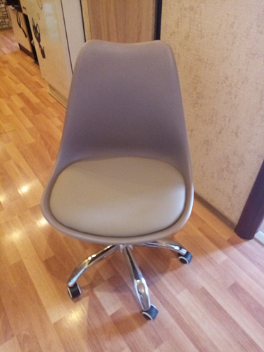 Компьютерное кресло Kolin с подушкой clear / white фото покупателя 576