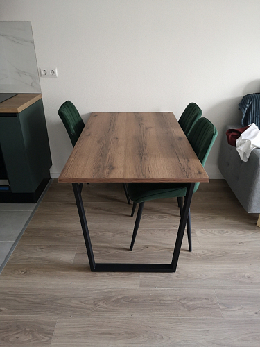 Стол раскладной Лота Лофт 120 25 мм юта / черный матовый фото покупателя 223