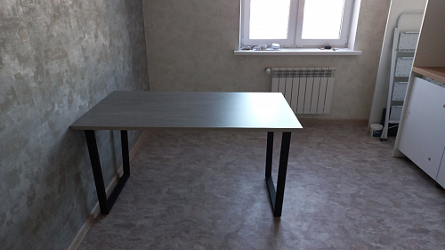 Деревянный стол Лота Лофт 120x75 дуб крафт табачный / черный матовый фото покупателя 373