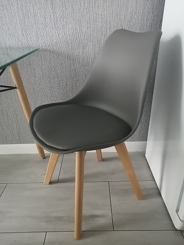 Стул Bonuss blue / wooden legs фото покупателя 49