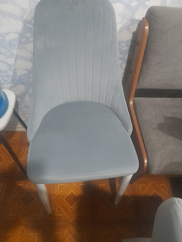 Стул на металлокаркасе Kora green / black фото покупателя 443