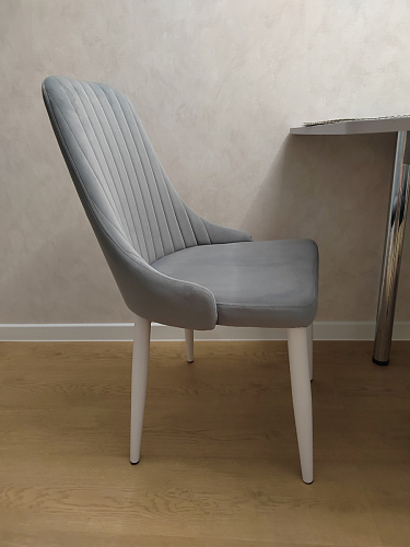 Стул на металлокаркасе Kora gray / black фото покупателя 438