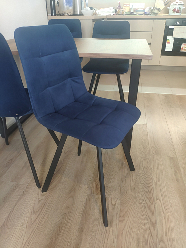 Комплект стульев Чилли 4 шт бежевый / черный фото покупателя 460