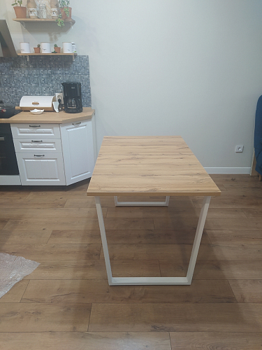 Деревянный стол Лота Лофт 120x75 дуб крафт табачный / черный матовый фото покупателя 858