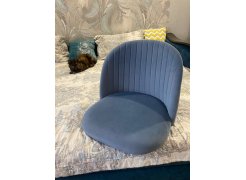 Стул на металлокаркасе Gabi blue / black фото покупателя 648