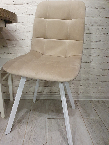 Стул на металлокаркасе Чилли синий / белый фото покупателя 1135