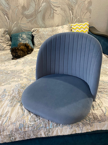 Стул на металлокаркасе Gabi 1 beige / black фото покупателя 647