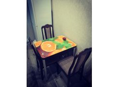 Стул деревянный Aron Soft dirty oak / beige фото покупателя 7