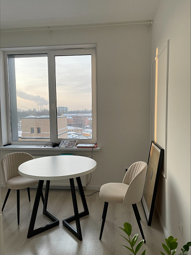 Стул на металлокаркасе Gabi 1 line light blue / black фото покупателя 36