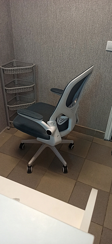 Компьютерное кресло Konfi gray / blue / white фото покупателя 227