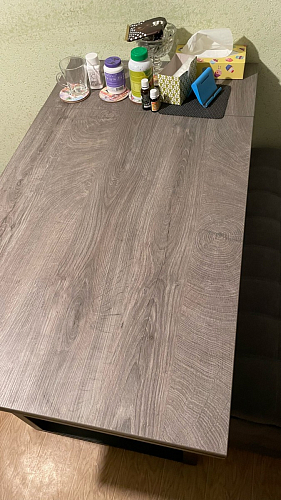 Стол Форли дуб велингтон / черный матовый фото покупателя 23